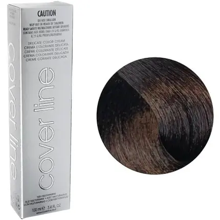 Popular Colorație Păr Permanentă Cover Line 05.7 Light Tobacco Brown