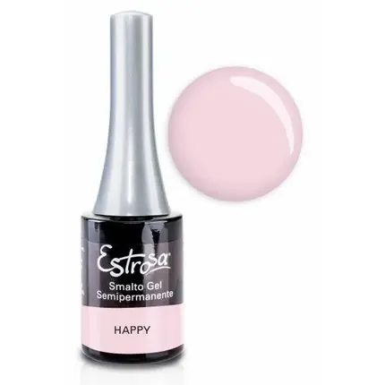 Smalt Gel Semipermanent Estrosa, 14 ml, culoare roz pal Promoție
