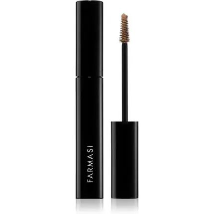 Ofertă de sezon Mascara pentru sprancene și gene, Farmasi, Medium Brown, 5 ml, ambalaj negru