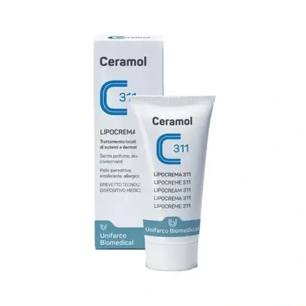 Ceramol LipoCrema 311, 50 ml - Hidratare și regenerare pentru piele uscată Lichidare de stoc