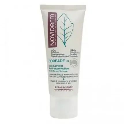 Emulsiune facială Noviderm Boreade LP anti-imperfecțiuni 30ml Ofertă specială