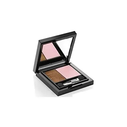 Ofertă de sezon Paletă ochi Chen Yu Glamour Eye Shadow Duo 119, roz și maro, oglindă, pensulă inclusă