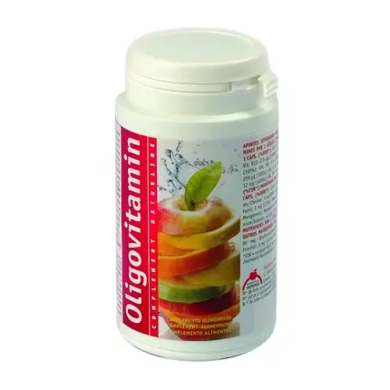 Livrare rapidă Complement alimentar Intersa Oligo Vitamin, 60 capsule, ambalaj alb cu etichetă roșie