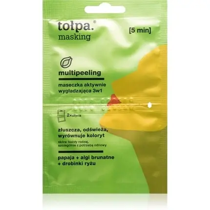 Retur gratuit Mască facială Multi Peeling 3in1 Smoothing Mask cu papaya și alge, 5 min