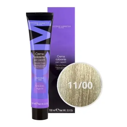Crema colorantă pentru păr DCM Hair Color Cream Ammonia Free 11/00 Natural, 100ml Premium