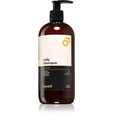 Retur gratuit Șampon pentru bărbați Beviro Daily Ultra Gentle cu Aloe Vera, 500 ml