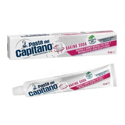Pastă de dinți Pasta del Capitano cu Sifon de Pâine și Mentă Organică, 75ml Cel mai bun preț