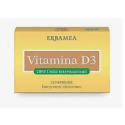 Erbamea Vitamin D3, Comprimate, 2000 UI, Supliment alimentar Reducere de preț