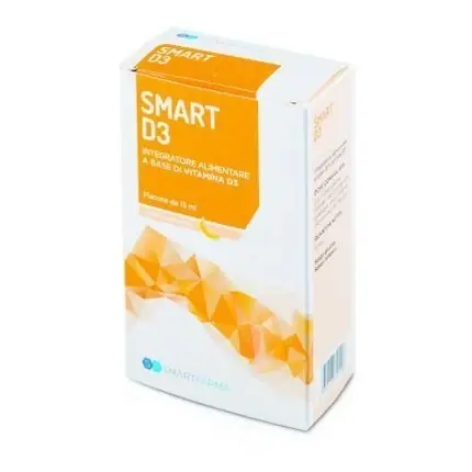 Smart D3 Drops, Integrator alimentar cu Vitamina D3, 15ml Livrare rapidă
