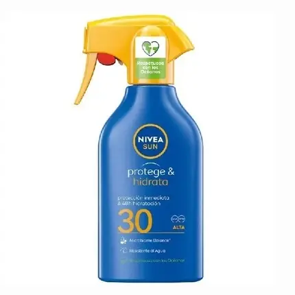 Cel mai vândut Spray protector solar Nivea Sun Protect & Hidrata SPF 30, 270 ml