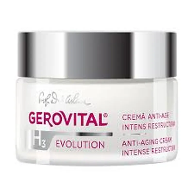 Crema anti-age intens restructuranta 45 Gerovital H3 Evolution, 50 ml, Farmec Reducere specială