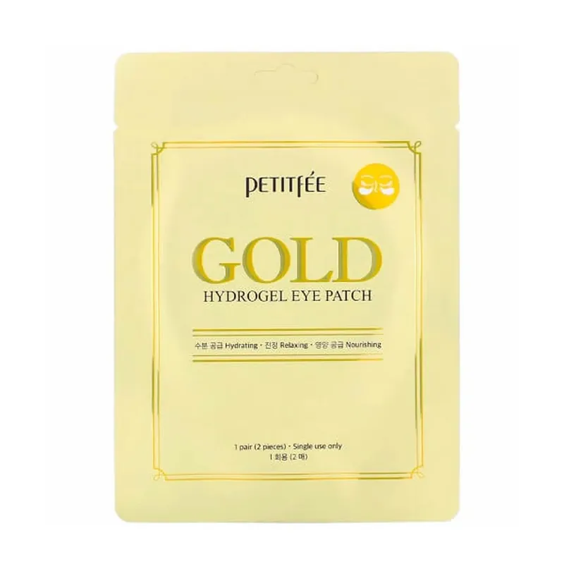Bestseller Plasturi pentru ochi cu aur, 2 bucati x 2 g, Petitfee