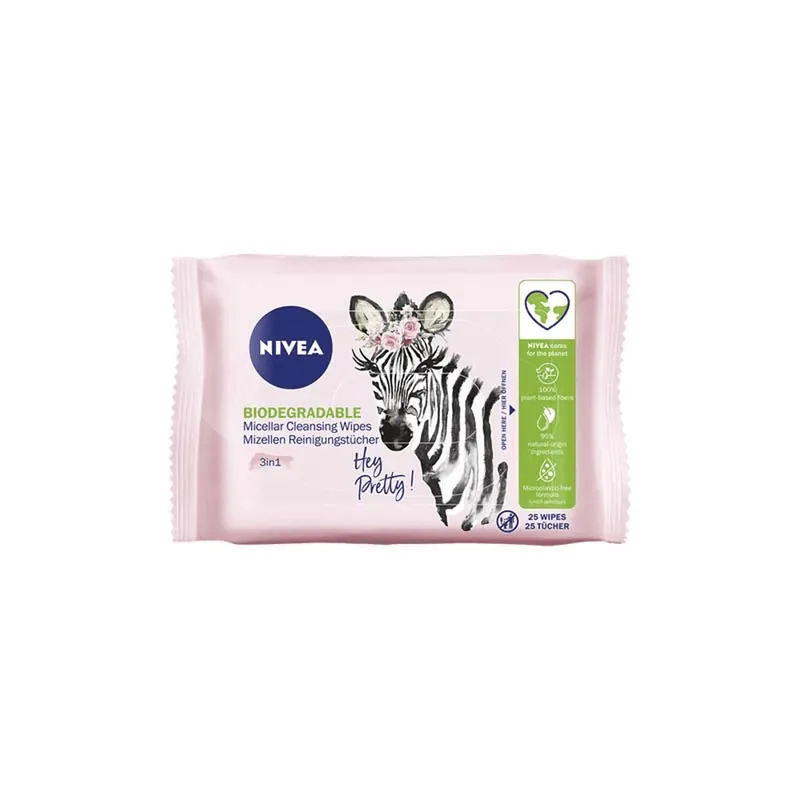 Cel mai bun preț Servetele demachiante micelare 3 in 1, 25 bucati, Nivea