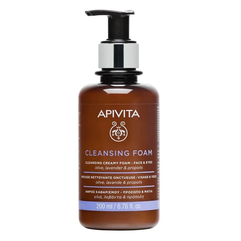 Spuma demachianta pentru fata si ochi, 200 ml, Apivita Disponibil imediat