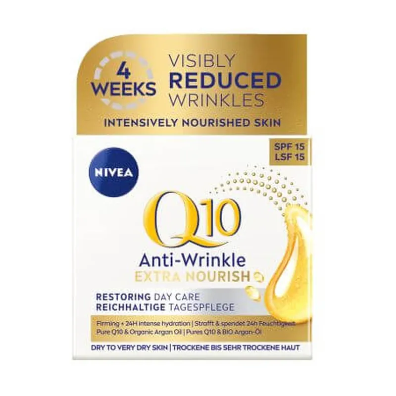 Crema de zi antitrid Q10, 50 ml, Nivea Mai ieftin