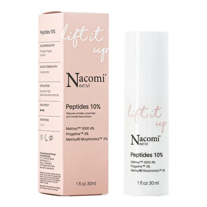 Nacomi Next Level, ser peptidic 10%, 30 ml Plată sigură