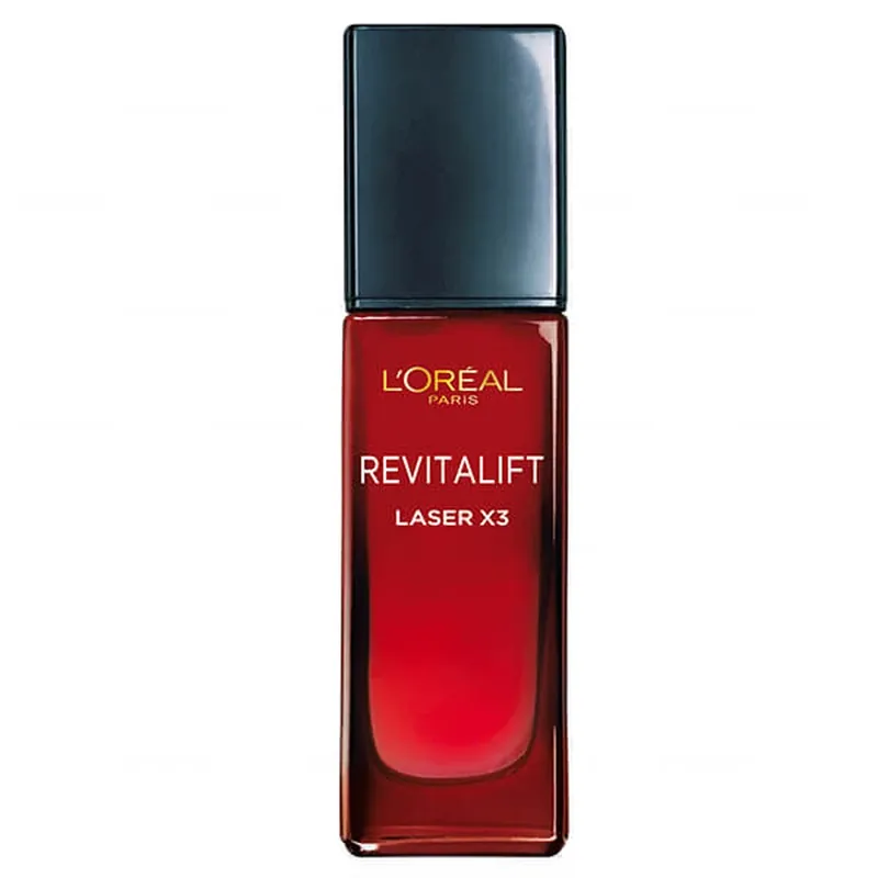 Nu rata L‘Oreal Revitalift Laser X3, Ser regenerant anti-îmbătrânire pentru față, 30 ml