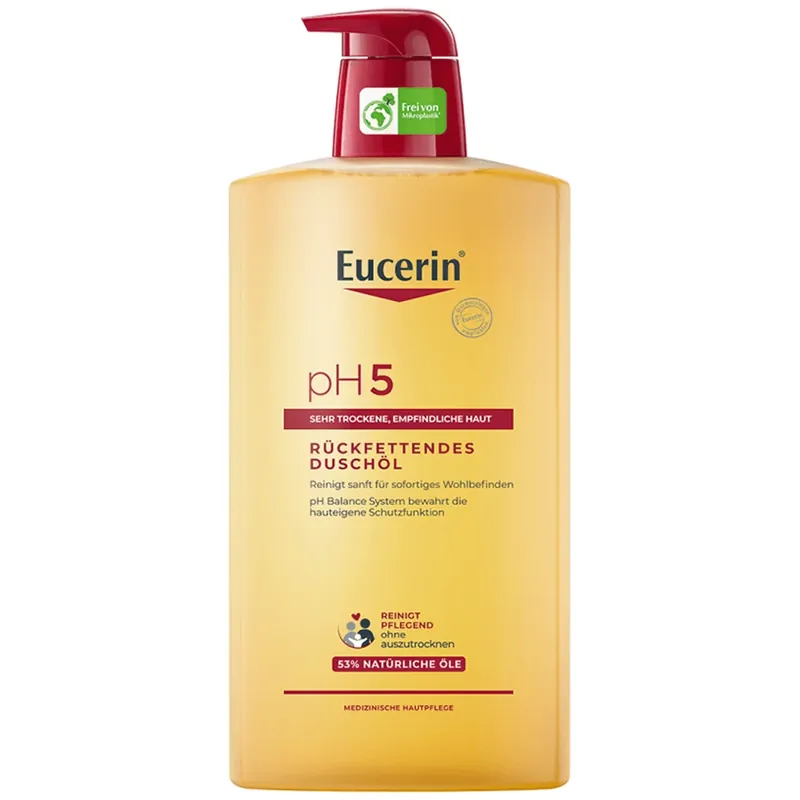 Eucerin pH5, ulei de curățare cu uleiuri naturale, piele uscată, 1000 ml Cumpără acum