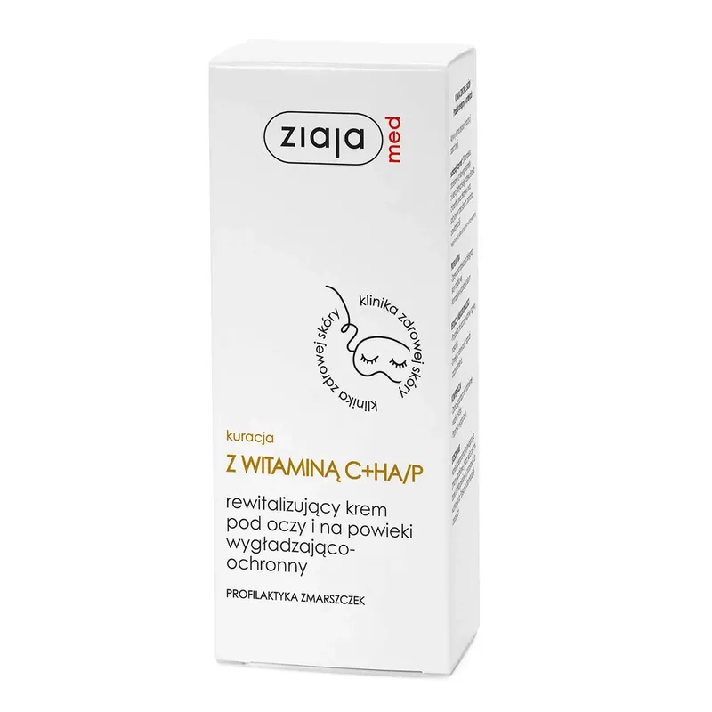Ziaja Med Prevention of Wrinkles, Cremă revitalizantă, netezitoare și protectoare pentru ochi și pleoape, 15 ml Retur gratuit
