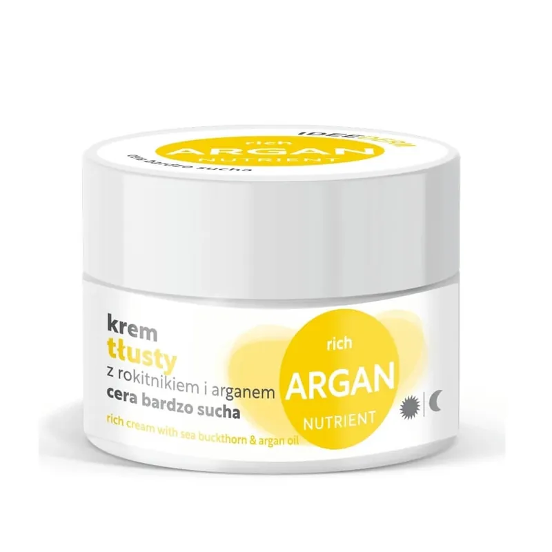 Doar azi Idee Derm Cremă grasă cu cătină de mare și ulei de argan, 50 ml