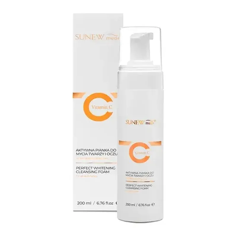 SunewMed+ Vitamin C, spumă activă pentru spălarea feței și a ochilor, 200 ml Bestseller