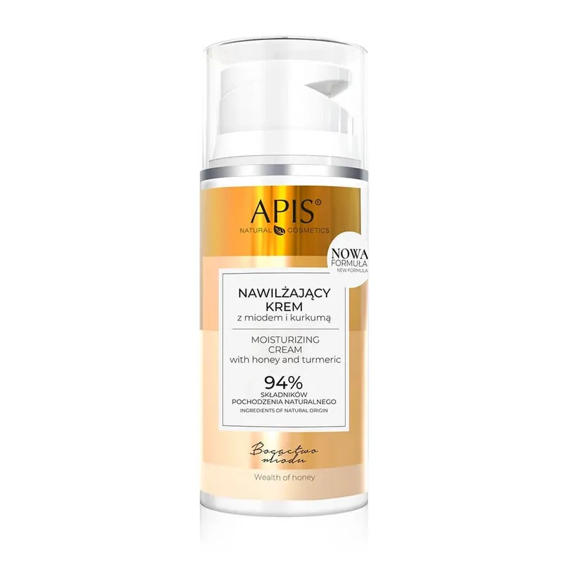 Reducere Cremă hidratantă Apis cu miere și turmeric, 100ml