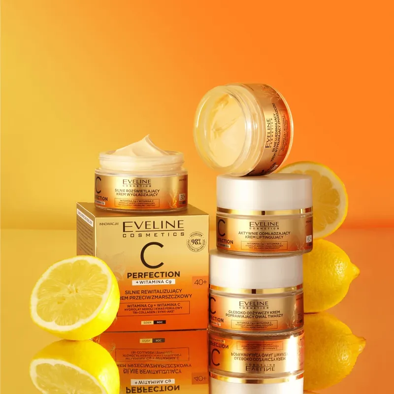 Eveline Cosmetics C-Perfection 60+, Cremă de lifting pentru întinerire activă a feței, zi și noapte, 50 ml Ofertă de sezon