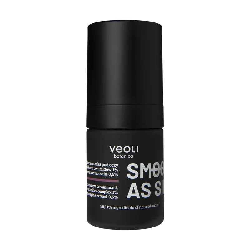 Veoli Botanica Smooth As Silk, mască-cremă de ochi reparatoare și fermizantă, 15 ml Cumpărături sigure