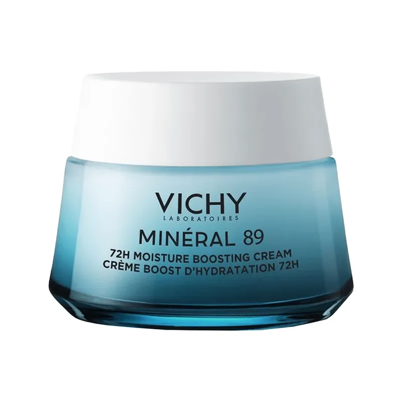 Reducere specială Vichy Mineral 89, cremă hidratantă și revitalizantă ușoară, 72h, 50 ml