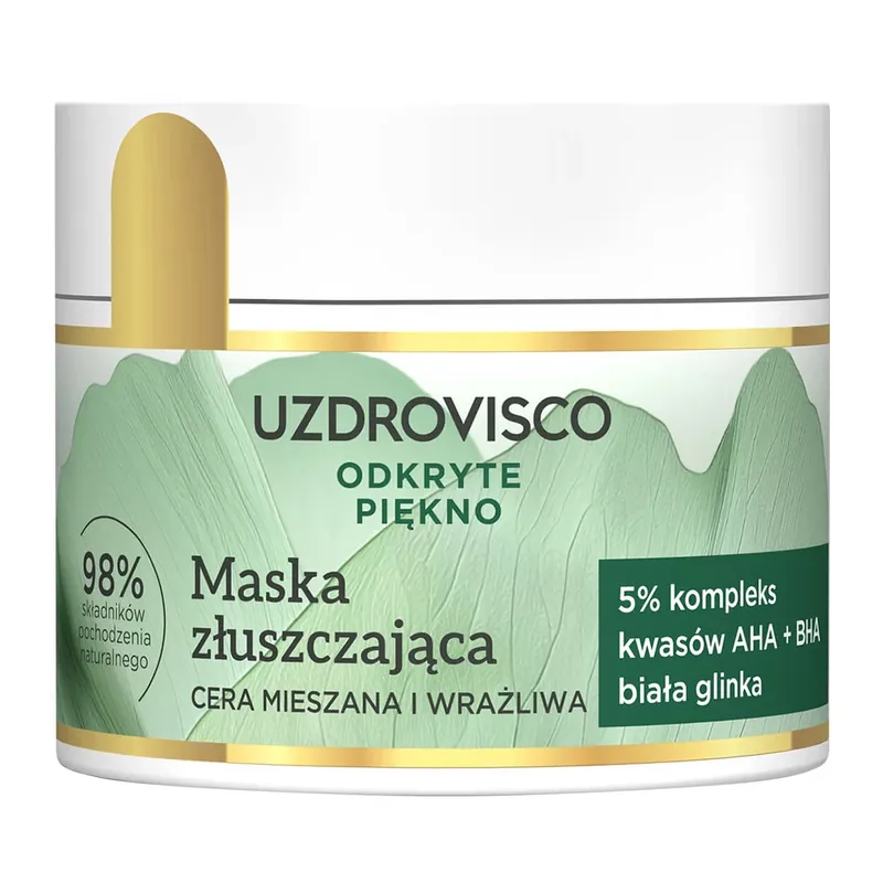 Uzdrovisco Discovered Beauty, mască exfoliantă, piele mixtă și sensibilă, 40 ml Cel mai vândut