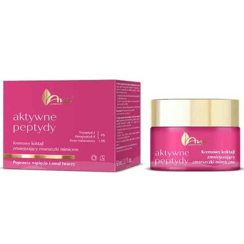 Reduceri AVA ACTIVE PECTIDES Cocktail cremos pentru reducerea ridurilor faciale, 50ml