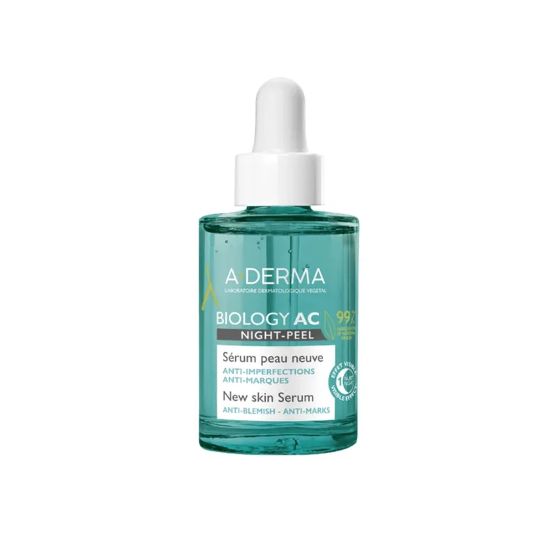 Promoție Serum peeling de noapte Biology AC, 30 ml, A-Derma