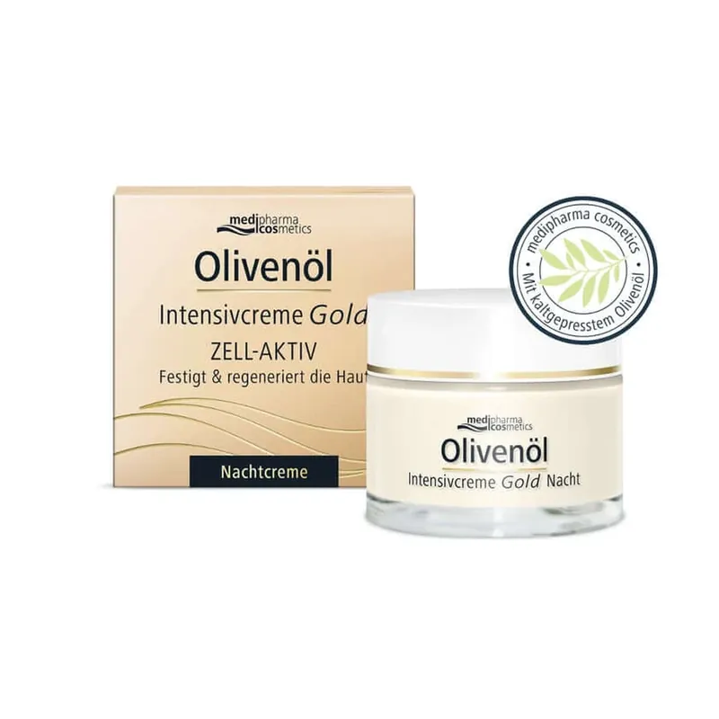 Bestseller Cremă intensivă cu ulei de măsline Gold ZELL-AKTIV Cremă de noapte 50 ml