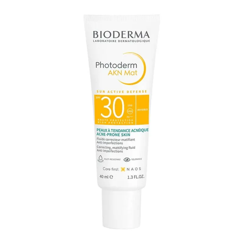 BIODERMA Photoderm AKN Mat SPF 30 protecție solară facială 40 ml Bestseller