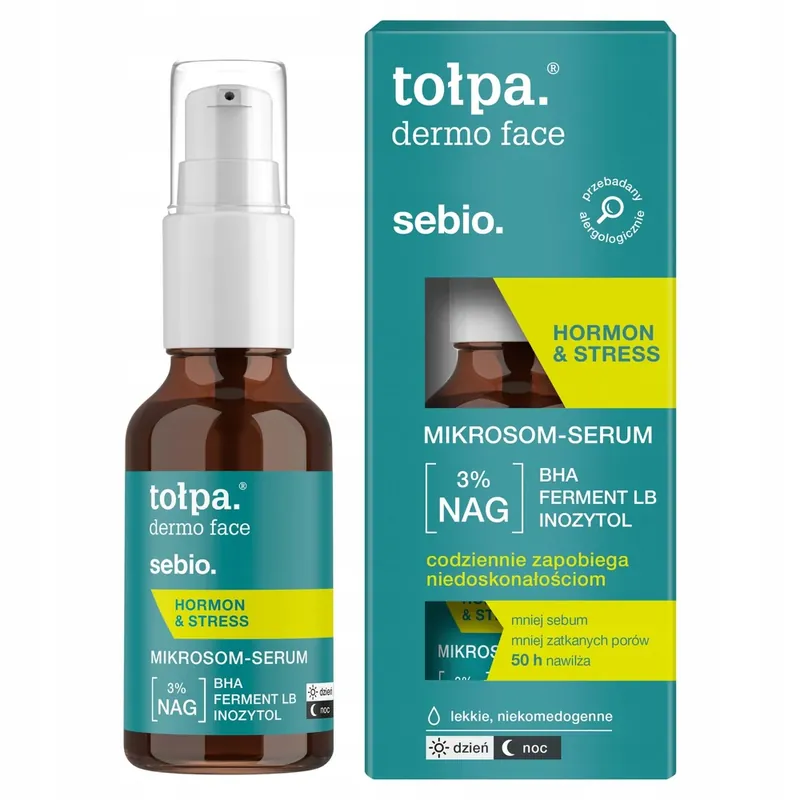 Doar azi Tolpa Dermo Face Sebio Hormone&Stress, microsome-serum, 30 ml
