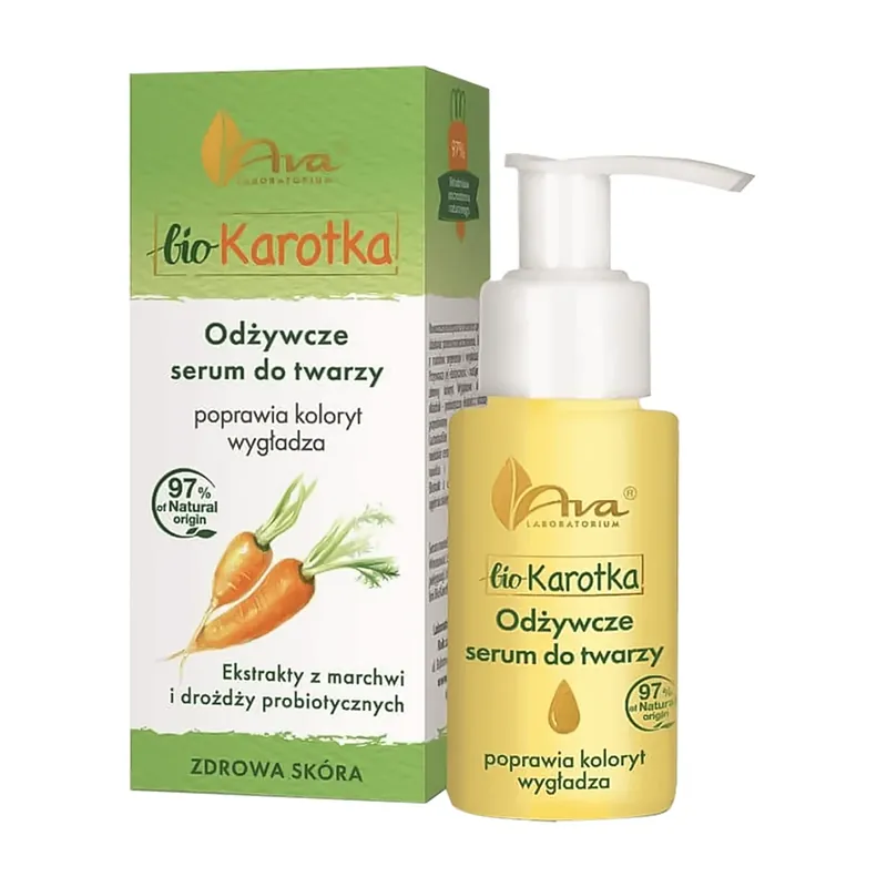 Reducere AVA Bio Carotta, ser facial, hrănitor, 50 ml
