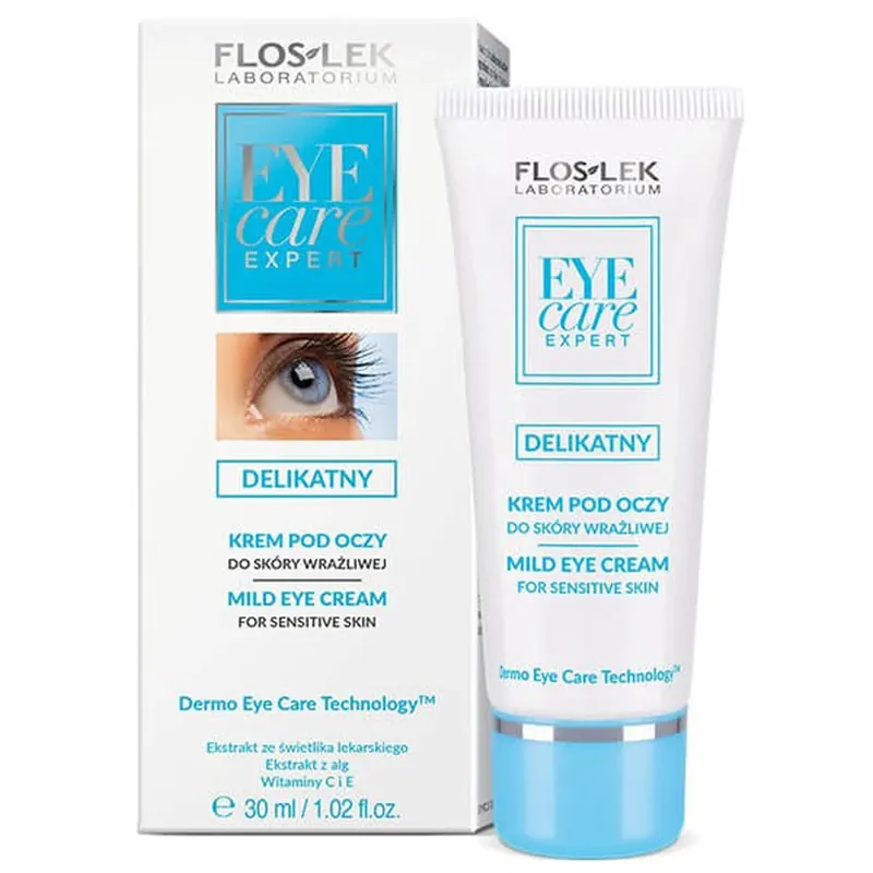 Cel mai vândut Flos-Lek Eye Care, cremă delicată pentru ochi, piele sensibilă, 30 ml