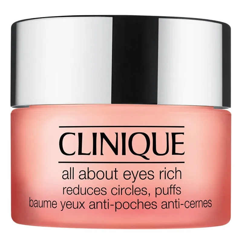 Clinique All About Eyes Rich Cream pentru a reduce vânătăile și cearcănele, precum și liniile și ridurile fine, 30ml Cumpără acum