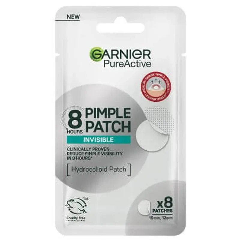 Doar azi Plasturi invizibili pentru cosuri Pure Active, 8 bucati, Garnier