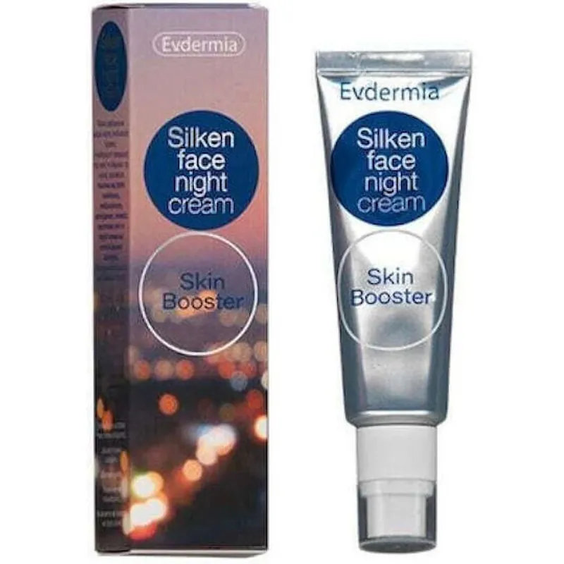 Evdermia Silken Cremă Hidratantă de Față de Noapte cu Retinol și Acid Hialuronic 50ml Super ofertă