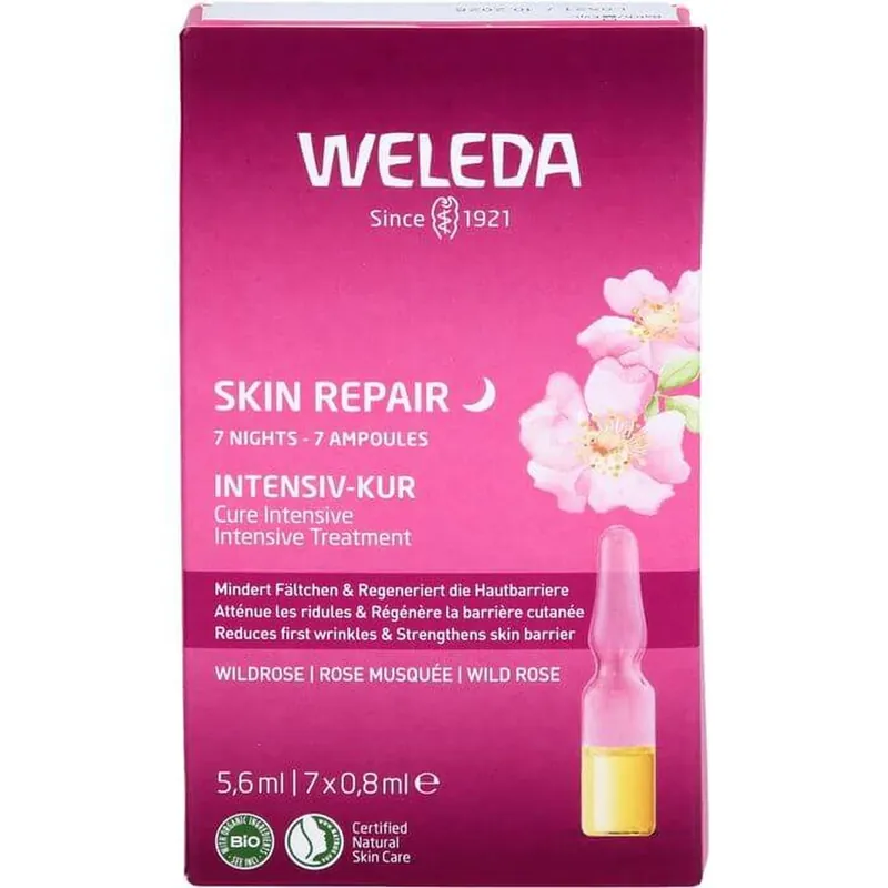 Noutate WELEDA Skin Repair tratament intensiv 7 fiole 5.6 ml