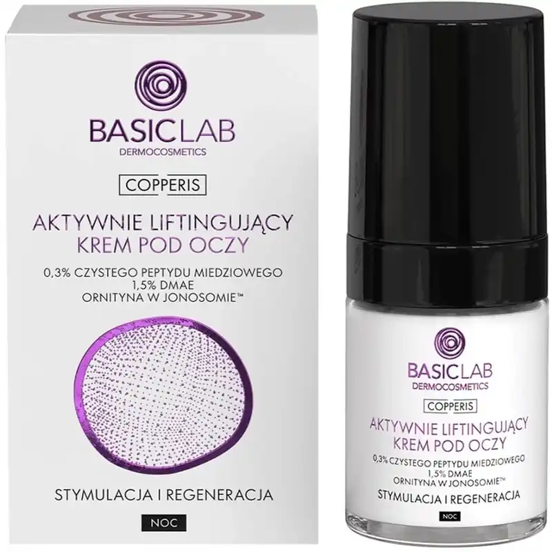 Comandă acum BasicLab Copperis Active lifting crema de noapte sub ...