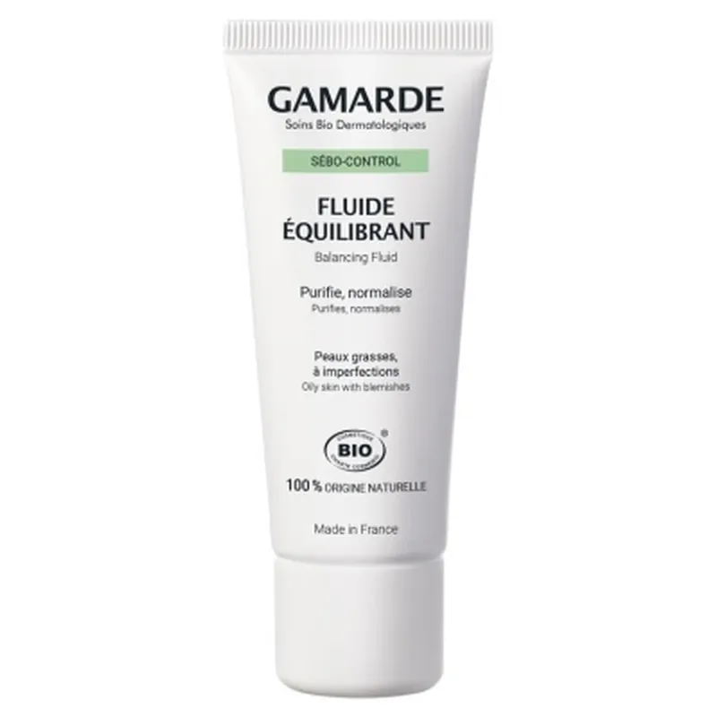 Gamarde Sébo-Control Fluid echilibrant organic 40 ml Preț redus