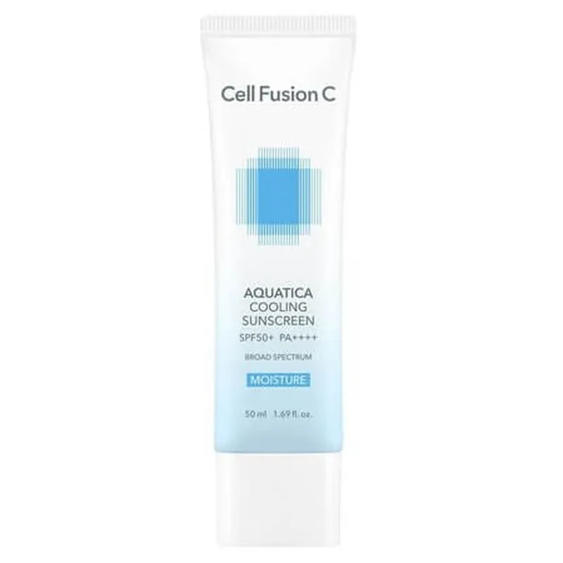 Crema cu protectie solara racoritoare Aquatica Cooling, SPF 50+ PA++++, 50 ml, Cell Fusion C Nu rata