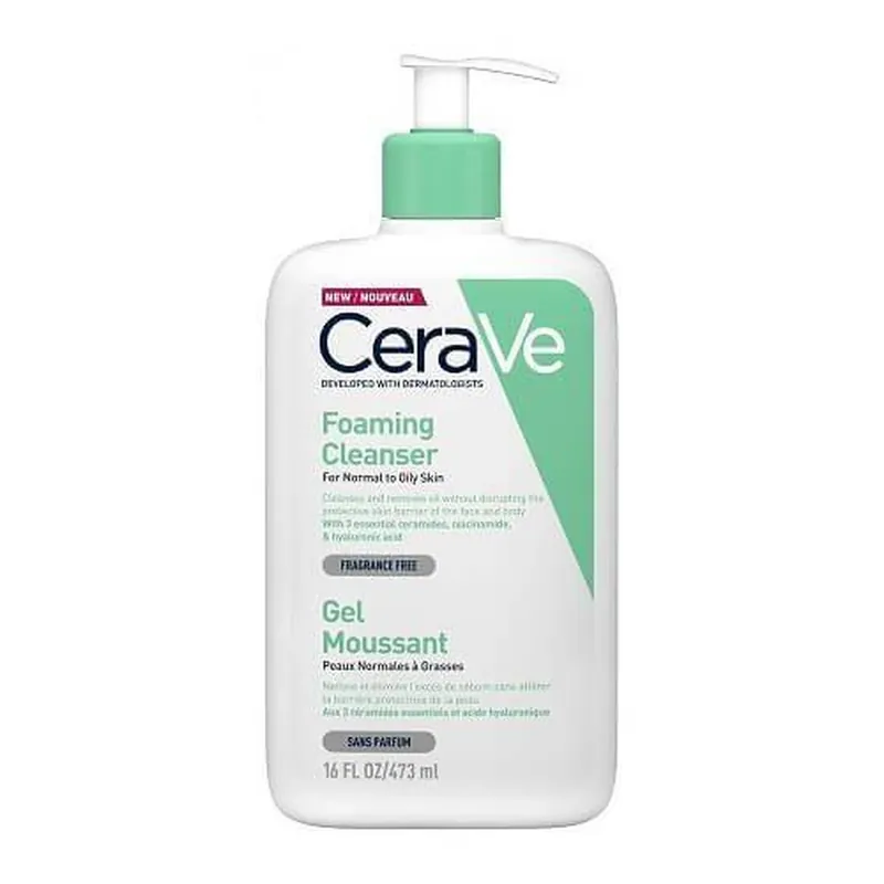 Super ofertă CeraVe Spumă de curățare Față & Gel de curățare pentru față & Corp 473ml