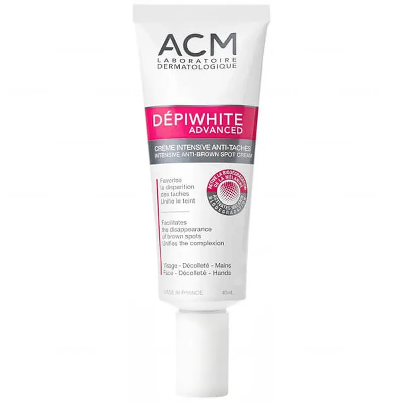 Plată securizată ACM Depiwhite Advanced, cremă depigmentantă, piele cu decolorare, 40 ml