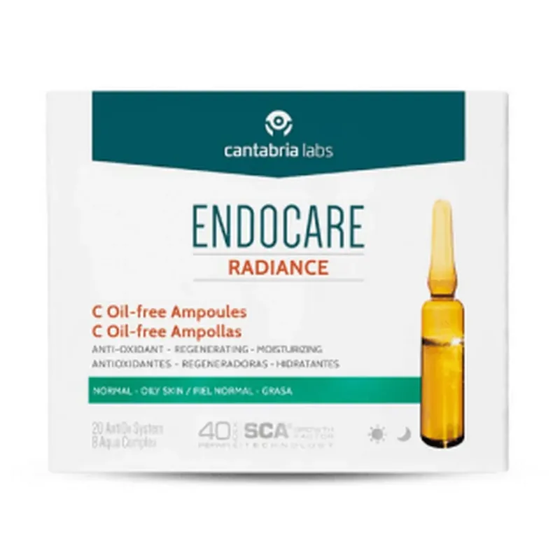 Endocare Radiance C fără ulei 30 fiole 2 ml Livrare rapidă