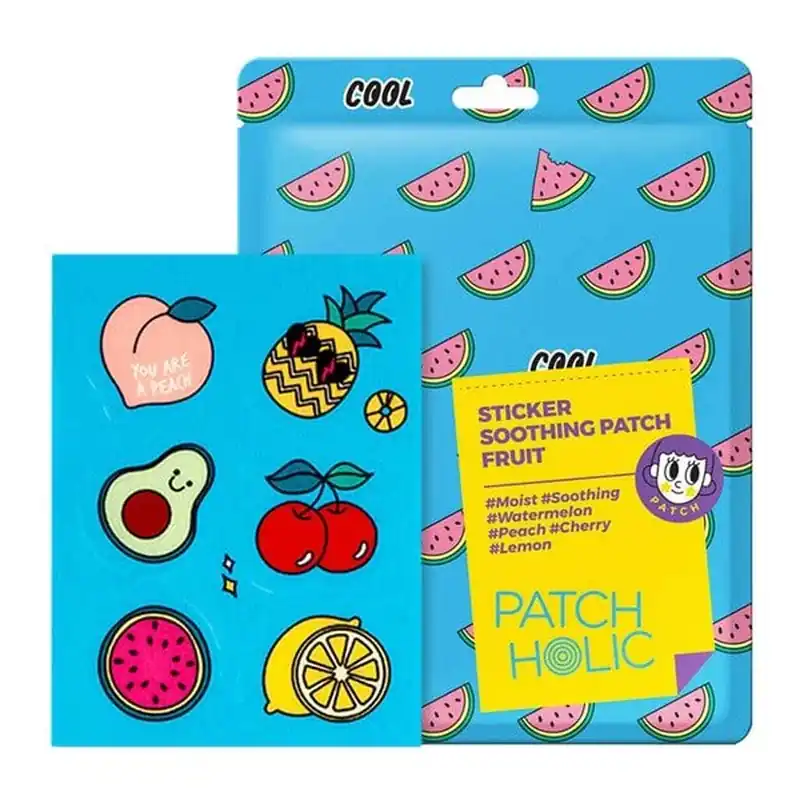 Patch Holic Fruit, tampoane colorate pentru calmarea feței, 12 g Retur gratuit