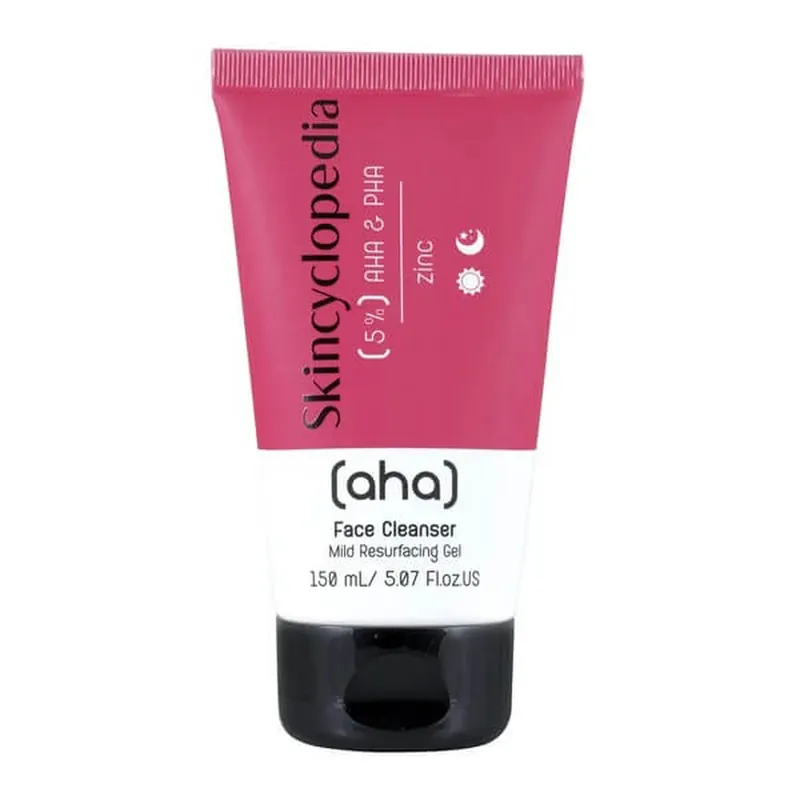 Discount Skincyclopedia, gel de curățare facială cu 5% complex întineritor cu acizi glicolic și polihidroxilic, 150 ml