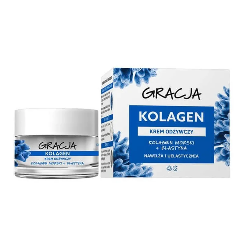 Reducere Gracja, cremă hrănitoare cu colagen, 50ml